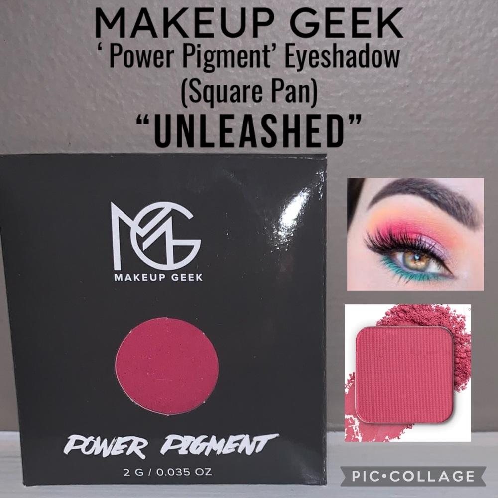 NWT Full Size MAKEUP GEEK Matte ‘Power Pigment’ Square Eyeshadow “UNLEASHED”